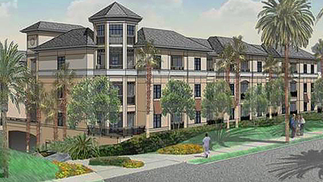 Senior Housing Occupancy Increases - Feasibility and Due Diligence Consultants - Rendering of Marina Plaza senior housing facility